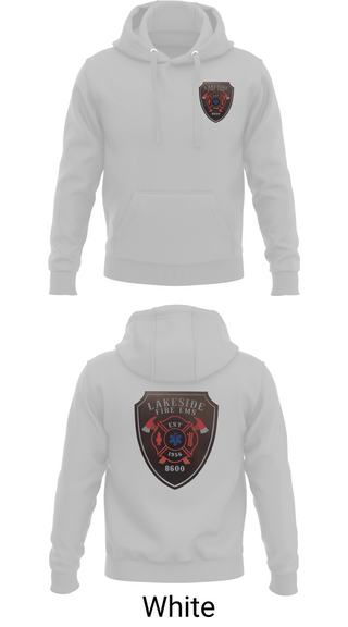 Hoodie, Lakeside fire, Fire Department, Teamtime, Team time, sublimation, custom sports apparel, team uniforms, spirit wear, spiritwear, sports uniforms, custom shirts, team store, custom team store, fundraiser sports, apparel fundraiser