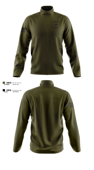 Fleece Jacket, Union City Police, Police, Teamtime, Team time, sublimation, custom sports apparel, team uniforms, spirit wear, spiritwear, sports uniforms, custom shirts, team store, custom team store, fundraiser sports, apparel fundraiser