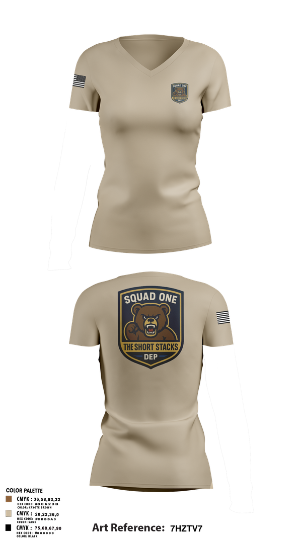 Womens Short Sleeve Vneck Shirt, DEP Police Squad One, , Teamtime, Team time, sublimation, custom sports apparel, team uniforms, spirit wear, spiritwear, sports uniforms, custom shirts, team store, custom team store, fundraiser sports, apparel fundraiser