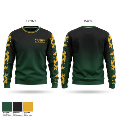 Vikings Baseball Club 2714017 Crew Neck Sweatshirt - 1