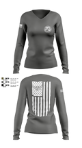 PCSO Black Knights 43803915 Women's Long Sleeve V-neck Shirt - 2 (1)