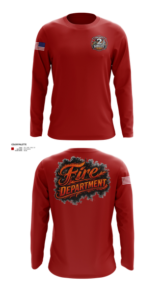 Long Sleeve Performance Shirt, Sibley District 2, Fire Department, Teamtime, Team time, sublimation, custom sports apparel, team uniforms, spirit wear, spiritwear, sports uniforms, custom shirts, team store, custom team store, fundraiser sports, apparel fundraiser