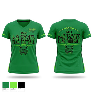 Womens Short Sleeve Vneck Shirt, Walter Johnson High School Wildcats, , Teamtime, Team time, sublimation, custom sports apparel, team uniforms, spirit wear, spiritwear, sports uniforms, custom shirts, team store, custom team store, fundraiser sports, apparel fundraiser