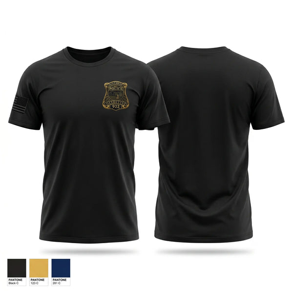 Old School Cotton Feel Shirt, Winthrop Police Detectives, Police, Teamtime, Team time, sublimation, custom sports apparel, team uniforms, spirit wear, spiritwear, sports uniforms, custom shirts, team store, custom team store, fundraiser sports, apparel fundraiser