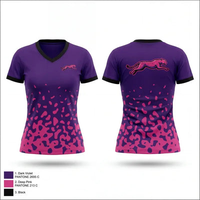 Chosen Track Club 28599515 Women's Short Sleeve V-neck Shirt - 1