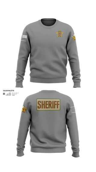 Crew Neck Sweatshirt, Hudspeth county sheriff office, , Teamtime, Team time, sublimation, custom sports apparel, team uniforms, spirit wear, spiritwear, sports uniforms, custom shirts, team store, custom team store, fundraiser sports, apparel fundraiser