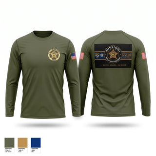 Long Sleeve Performance Shirt, Porter County Multi-Enforcement Group, Police, Teamtime, Team time, sublimation, custom sports apparel, team uniforms, spirit wear, spiritwear, sports uniforms, custom shirts, team store, custom team store, fundraiser sports, apparel fundraiser