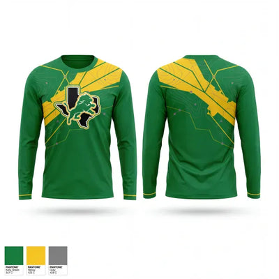 Dublin Lions Track & Field 11398902 Long Sleeve Performance Shirt 1