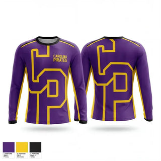 Long Sleeve Performance Shirt, Carolina Pirates, Baseball, Teamtime, Team time, sublimation, custom sports apparel, team uniforms, spirit wear, spiritwear, sports uniforms, custom shirts, team store, custom team store, fundraiser sports, apparel fundraiser