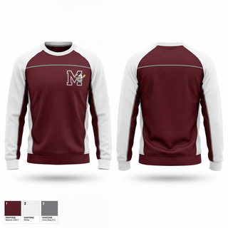 Crew Neck Sweatshirt, Mission Eagles, Baseball, Teamtime, Team time, sublimation, custom sports apparel, team uniforms, spirit wear, spiritwear, sports uniforms, custom shirts, team store, custom team store, fundraiser sports, apparel fundraiser