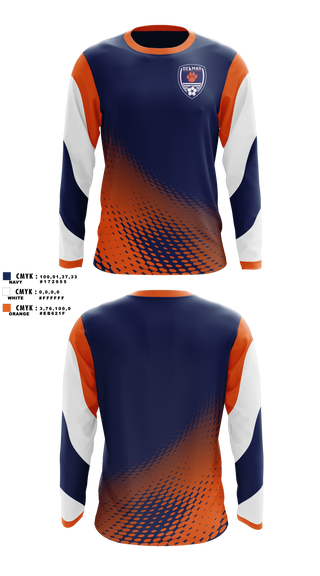 Long Sleeve Performance Shirt, Delmar, Men's Soccer, Teamtime, Team time, sublimation, custom sports apparel, team uniforms, spirit wear, spiritwear, sports uniforms, custom shirts, team store, custom team store, fundraiser sports, apparel fundraiser
