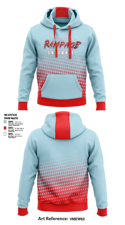 Porterville Rampage 10u 60294985 Hoodie - 1
