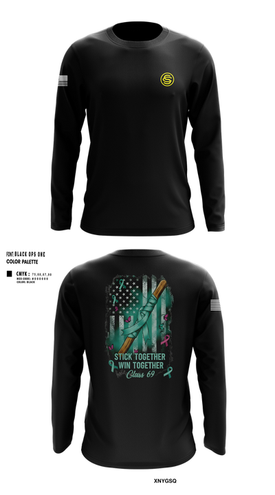 Texas Officer Candidate Class 69 17014937 Long Sleeve Performance Shirt 120