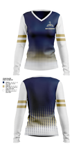 North Brunswick High School Dance Team 60064720 Women's Long Sleeve V-neck Shirt - 1