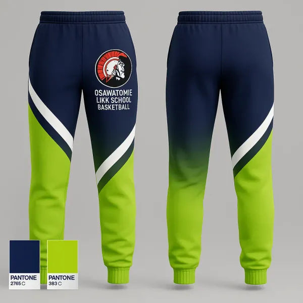 Sweatpants, Osawatomie High School Basketball, Women's Basketball, Teamtime, Team time, sublimation, custom sports apparel, team uniforms, spirit wear, spiritwear, sports uniforms, custom shirts, team store, custom team store, fundraiser sports, apparel fundraiser