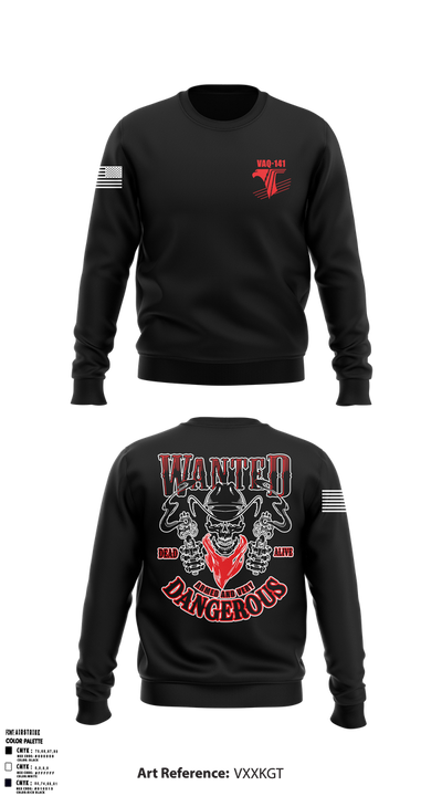 Vaq-141 77163504 Crew Neck Sweatshirt - 1