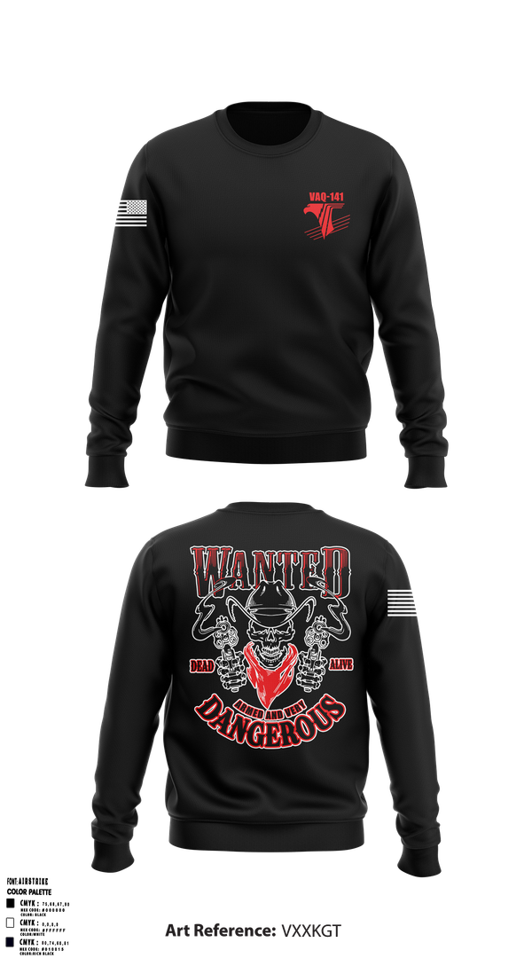 Crew Neck Sweatshirt, Vaq-141, , Teamtime, Team time, sublimation, custom sports apparel, team uniforms, spirit wear, spiritwear, sports uniforms, custom shirts, team store, custom team store, fundraiser sports, apparel fundraiser