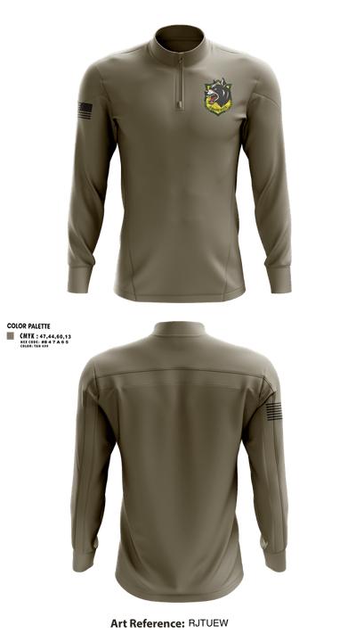 93D MP DET (MWD) 45021332 Quarter Zip Jacket - 1