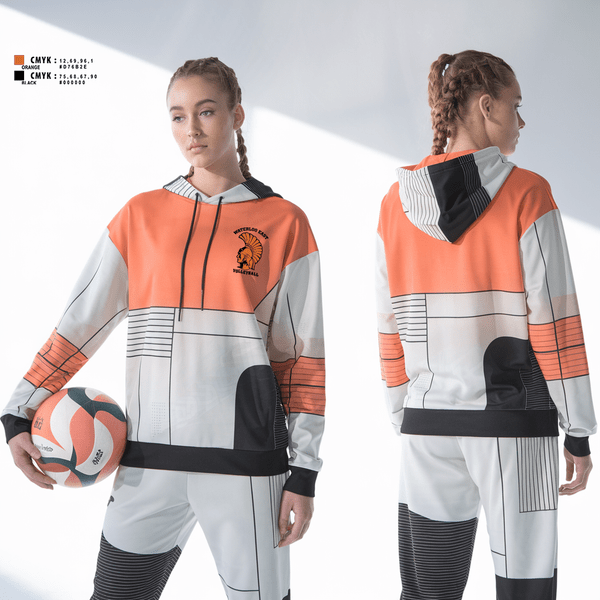 Hoodie, Waterloo East Volleyball, Women's Volleyball, Teamtime, Team time, sublimation, custom sports apparel, team uniforms, spirit wear, spiritwear, sports uniforms, custom shirts, team store, custom team store, fundraiser sports, apparel fundraiser