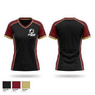 Womens Short Sleeve Vneck Shirt, Killdeer Area Ambulance, EMS/EMT, Teamtime, Team time, sublimation, custom sports apparel, team uniforms, spirit wear, spiritwear, sports uniforms, custom shirts, team store, custom team store, fundraiser sports, apparel fundraiser