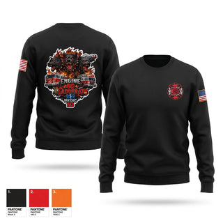 Crew Neck Sweatshirt, Dexter Dawgs, Fire Department, Teamtime, Team time, sublimation, custom sports apparel, team uniforms, spirit wear, spiritwear, sports uniforms, custom shirts, team store, custom team store, fundraiser sports, apparel fundraiser