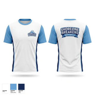 Short Sleeve Performance Shirt, Shoreline Breakers 12u Royal, Softball, Teamtime, Team time, sublimation, custom sports apparel, team uniforms, spirit wear, spiritwear, sports uniforms, custom shirts, team store, custom team store, fundraiser sports, apparel fundraiser