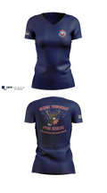 Miami Twp Fire Rescue 91298042 Women's Short Sleeve V-neck Shirt - 101