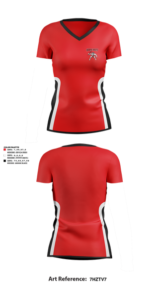 Womens Short Sleeve Vneck Shirt, Cave City, Women's Basketball, Teamtime, Team time, sublimation, custom sports apparel, team uniforms, spirit wear, spiritwear, sports uniforms, custom shirts, team store, custom team store, fundraiser sports, apparel fundraiser