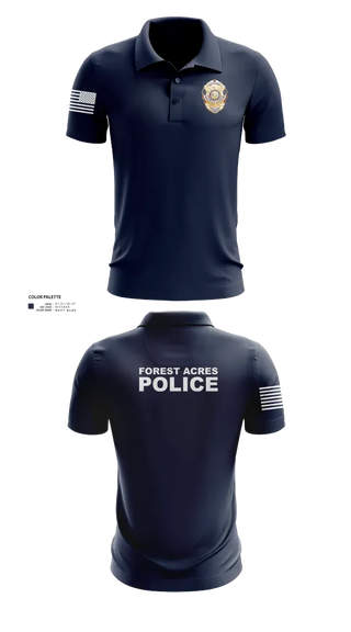 Short Sleeve Performance Polo, FOREST ACRES POLICE DEPARTMENT, Police, Teamtime, Team time, sublimation, custom sports apparel, team uniforms, spirit wear, spiritwear, sports uniforms, custom shirts, team store, custom team store, fundraiser sports, apparel fundraiser