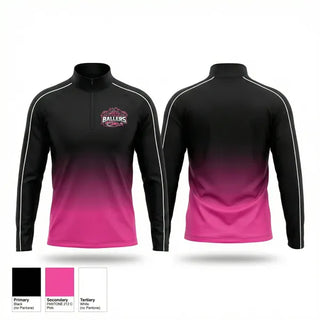 Quarter Zip Jacket, Pittsburgh Ballers, Women's Basketball, Teamtime, Team time, sublimation, custom sports apparel, team uniforms, spirit wear, spiritwear, sports uniforms, custom shirts, team store, custom team store, fundraiser sports, apparel fundraiser