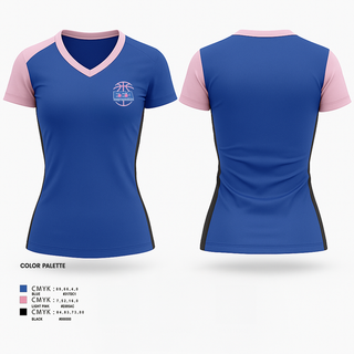 Womens Short Sleeve Vneck Shirt, team name, Women's Basketball, Teamtime, Team time, sublimation, custom sports apparel, team uniforms, spirit wear, spiritwear, sports uniforms, custom shirts, team store, custom team store, fundraiser sports, apparel fundraiser