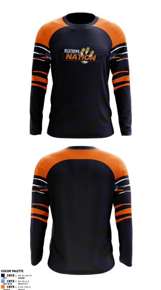 Long Sleeve Performance Shirt, Herbert Akins Road Middle School, Track & Field, Teamtime, Team time, sublimation, custom sports apparel, team uniforms, spirit wear, spiritwear, sports uniforms, custom shirts, team store, custom team store, fundraiser sports, apparel fundraiser