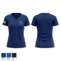 Sharon Ambulance Women's Short Sleeve V-neck Shirt - 1