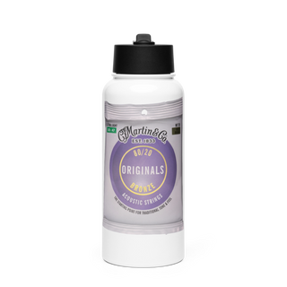 Hamtung 55597432 Stainless Steel Water Bottle with a Straw Lid