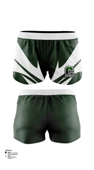 Womens Shorts, Cloudcroft Bears Band, Spirit Store, Teamtime, Team time, sublimation, custom sports apparel, team uniforms, spirit wear, spiritwear, sports uniforms, custom shirts, team store, custom team store, fundraiser sports, apparel fundraiser