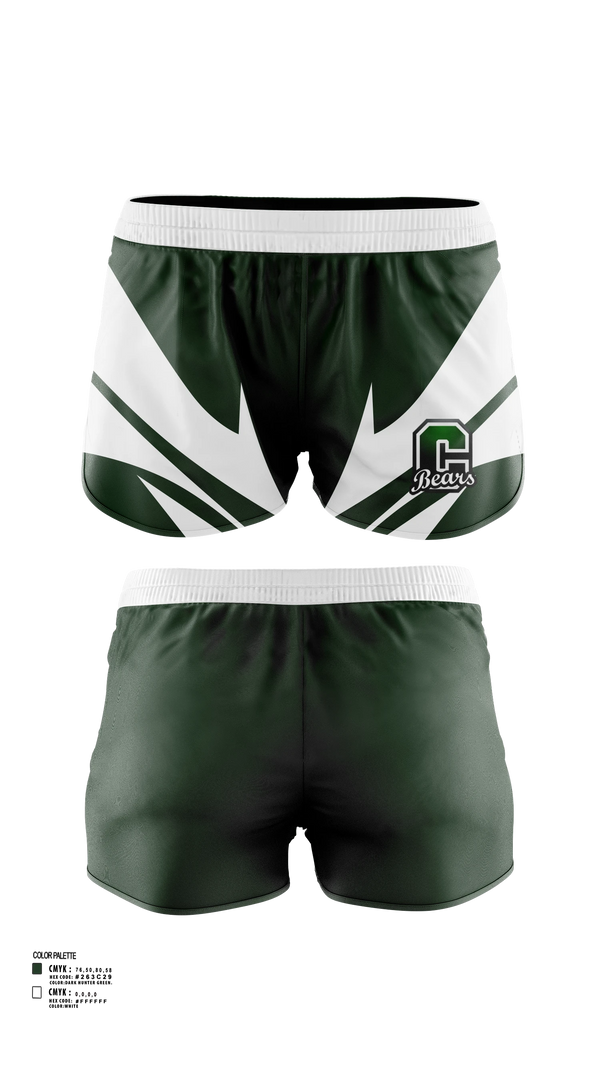 Womens Shorts, Cloudcroft Bears Band, Spirit Store, Teamtime, Team time, sublimation, custom sports apparel, team uniforms, spirit wear, spiritwear, sports uniforms, custom shirts, team store, custom team store, fundraiser sports, apparel fundraiser