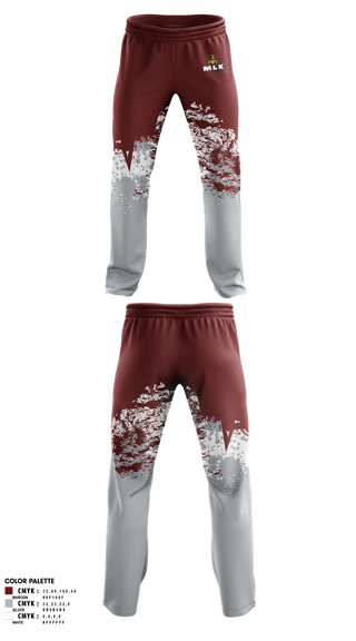 Sweatpants, MLK Lions Soccer, Men's Soccer, Teamtime, Team time, sublimation, custom sports apparel, team uniforms, spirit wear, spiritwear, sports uniforms, custom shirts, team store, custom team store, fundraiser sports, apparel fundraiser