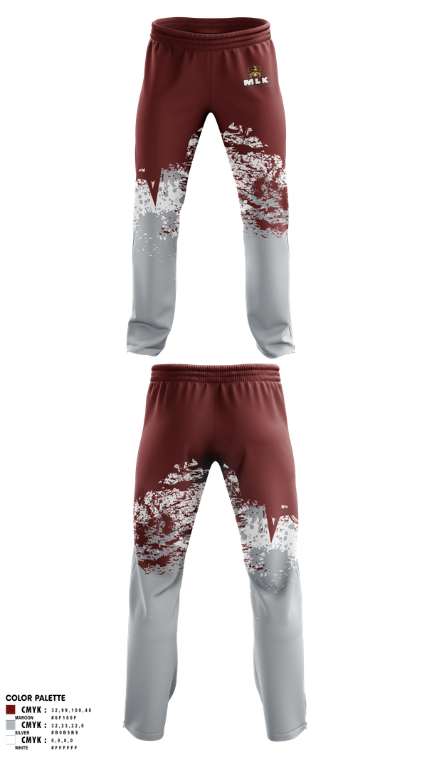 Sweatpants, MLK Lions Soccer, Men's Soccer, Teamtime, Team time, sublimation, custom sports apparel, team uniforms, spirit wear, spiritwear, sports uniforms, custom shirts, team store, custom team store, fundraiser sports, apparel fundraiser