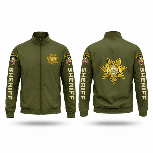 Windbreaker, Hawaii State Sheriff, Police, Teamtime, Team time, sublimation, custom sports apparel, team uniforms, spirit wear, spiritwear, sports uniforms, custom shirts, team store, custom team store, fundraiser sports, apparel fundraiser