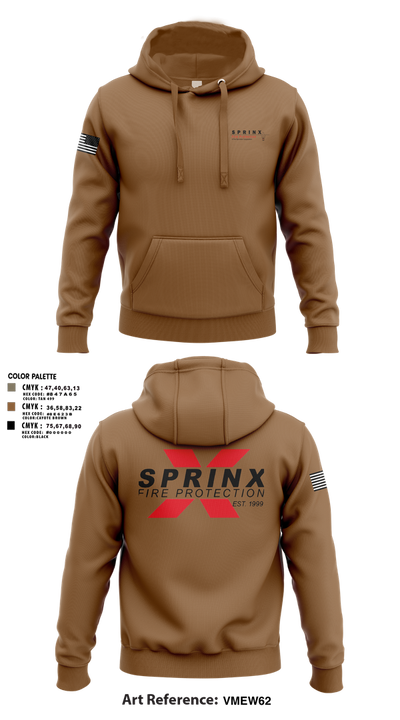 SPRINX FIRE PROTECTION 22334846 Hoodie - 106