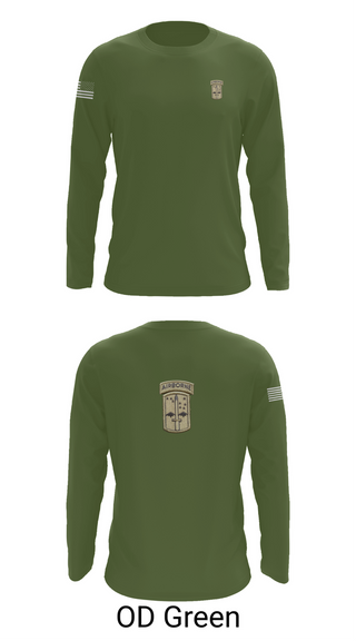 Long Sleeve Performance Shirt, C co 4/327th INF BN, , Teamtime, Team time, sublimation, custom sports apparel, team uniforms, spirit wear, spiritwear, sports uniforms, custom shirts, team store, custom team store, fundraiser sports, apparel fundraiser