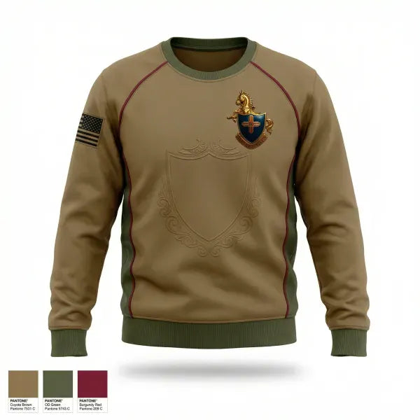 Crew Neck Sweatshirt, 4-410th Brigade Support Battalion, Army, Teamtime, Team time, sublimation, custom sports apparel, team uniforms, spirit wear, spiritwear, sports uniforms, custom shirts, team store, custom team store, fundraiser sports, apparel fundraiser
