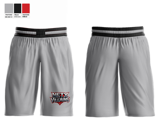 Womens Basketball Shorts, OAK Villains, Men's Basketball, Teamtime, Team time, sublimation, custom sports apparel, team uniforms, spirit wear, spiritwear, sports uniforms, custom shirts, team store, custom team store, fundraiser sports, apparel fundraiser