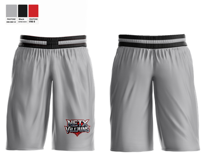 NETX Villains Womens Basketball Shorts - 1