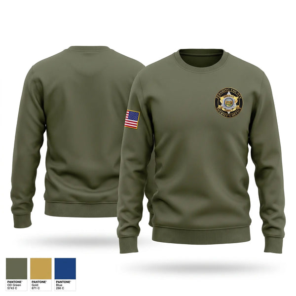 Crew Neck Sweatshirt, Pershing County Sheriff’s Office, Police, Teamtime, Team time, sublimation, custom sports apparel, team uniforms, spirit wear, spiritwear, sports uniforms, custom shirts, team store, custom team store, fundraiser sports, apparel fundraiser