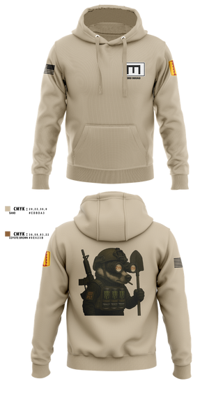 Hoodie, 180th ESC, , Teamtime, Team time, sublimation, custom sports apparel, team uniforms, spirit wear, spiritwear, sports uniforms, custom shirts, team store, custom team store, fundraiser sports, apparel fundraiser