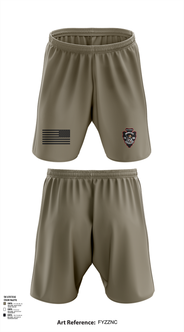 Athletic Shorts With Pockets, B Co. 1/114th S&S, , Teamtime, Team time, sublimation, custom sports apparel, team uniforms, spirit wear, spiritwear, sports uniforms, custom shirts, team store, custom team store, fundraiser sports, apparel fundraiser