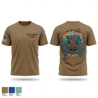 Old School Cotton Feel Shirt, NIOC Pacific FCPOA, Navy, Teamtime, Team time, sublimation, custom sports apparel, team uniforms, spirit wear, spiritwear, sports uniforms, custom shirts, team store, custom team store, fundraiser sports, apparel fundraiser