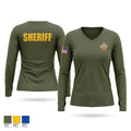 Orange County Sheriff’s Office Women's Long Sleeve V-neck Shirt - 1