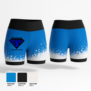 Womens Shorts, Sauk Valley Wrestling Club, Wrestling, Teamtime, Team time, sublimation, custom sports apparel, team uniforms, spirit wear, spiritwear, sports uniforms, custom shirts, team store, custom team store, fundraiser sports, apparel fundraiser